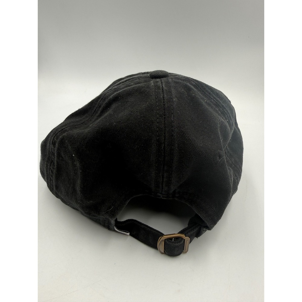 Alternative Apparel Pure Buds USA Black‎ Cotton Dad Hat Cannabis Leaf Strapback - Picture 2 of 5